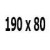 190*80 