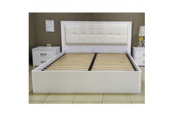 Кровать Bella с подъемным механизмом Белый глянец 160х200 BL-46-WB