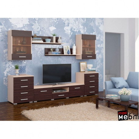 Модульная стенка 09 Maxi mebel