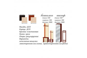 Прихожая вешалка Марго Мастер форм