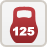 Нагрузка до 125 кг.