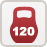 Нагрузка до 120 кг.