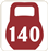Нагрузка до 140 кг.